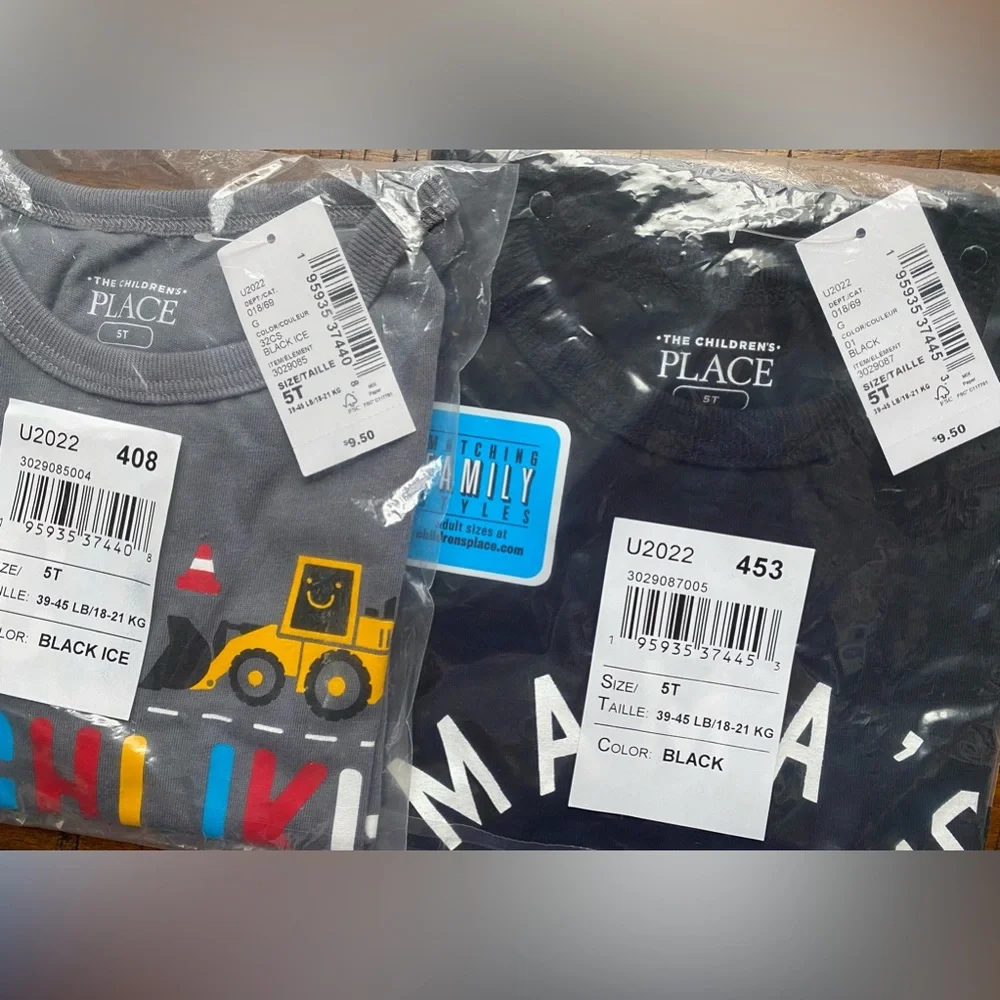 •NIP•{2} The Children’s Place Alphabet & Mama’s Boy Graphic Tee Bundle- 5T
